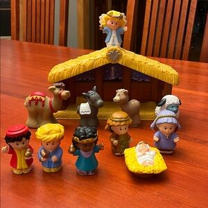 Fisher Price Little People Christmas Story Nativity Playset & Figures